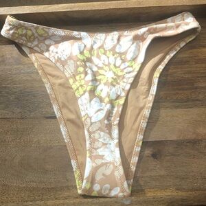 Aerie Tan and White Bikini Bottom